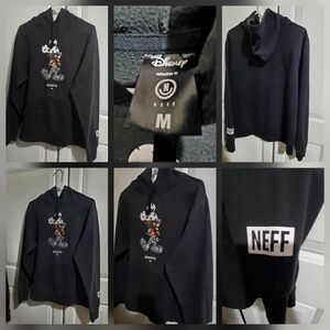 DISNEY MICKEY MOUSE BY NEFF BLACK HOODIE  SWEATER- M